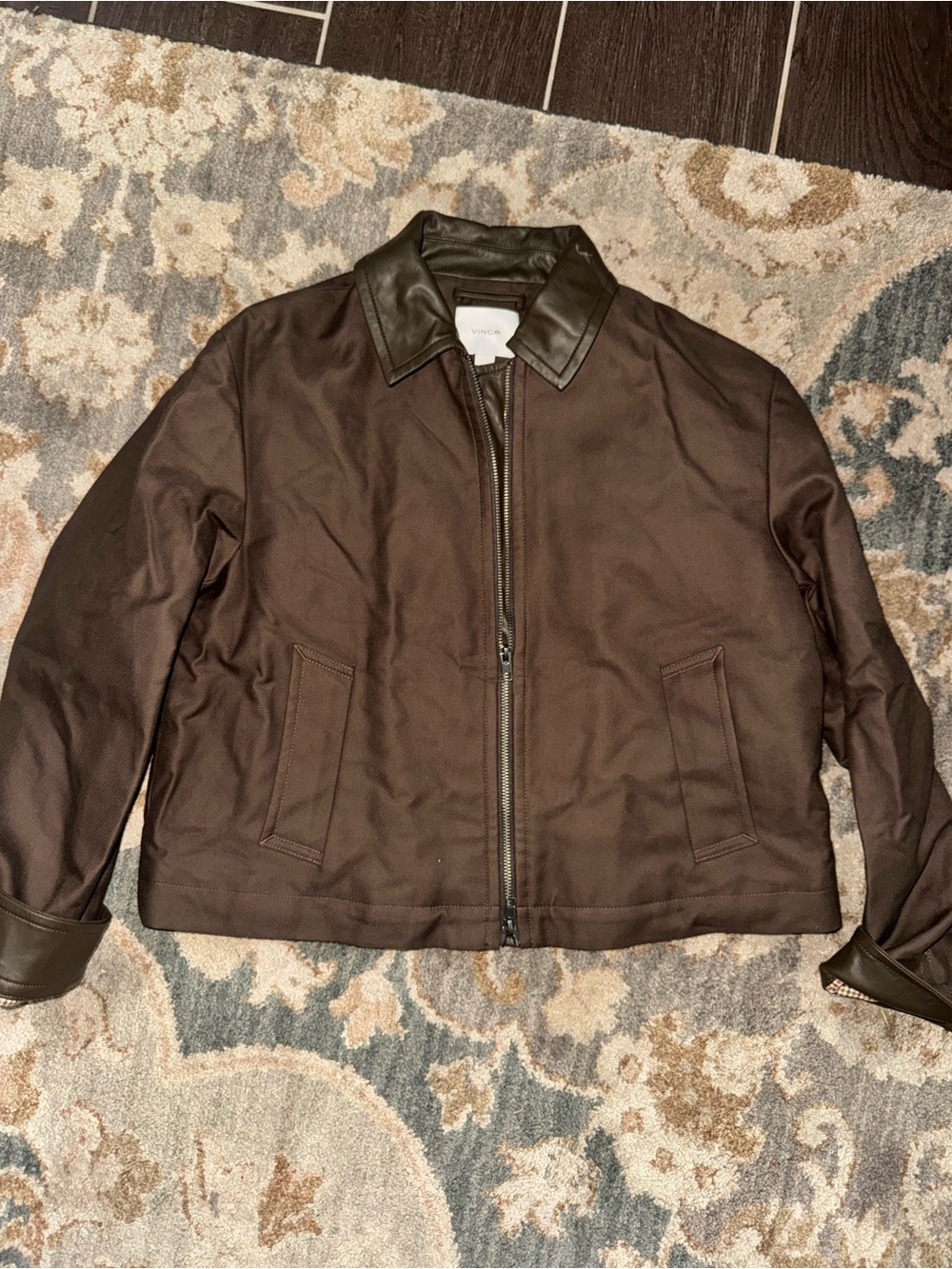 NWT Vince Cotton Twill Jacket Sz Small - Picture 4 of 9